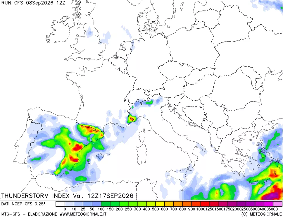 mappa Indice Temporali (TSI)