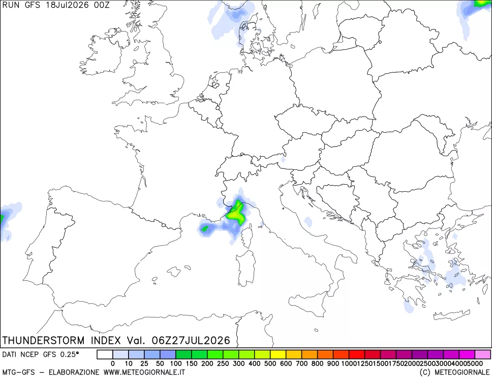 mappa Indice Temporali (TSI)