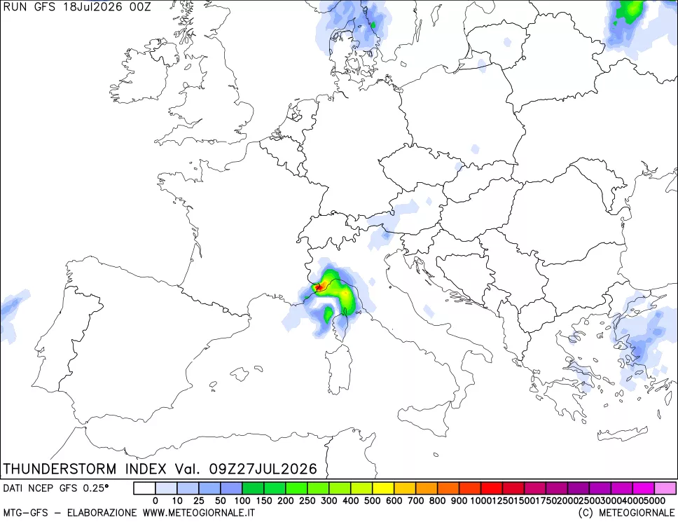 mappa Indice Temporali (TSI)