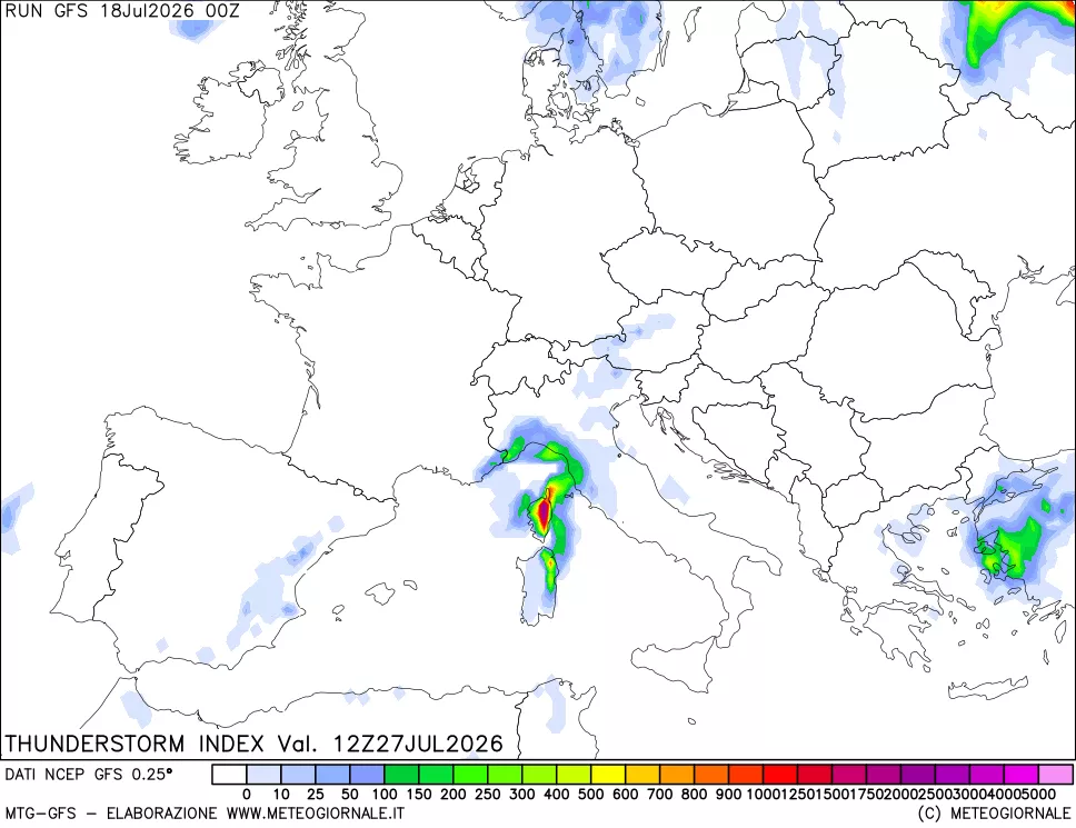 mappa Indice Temporali (TSI)
