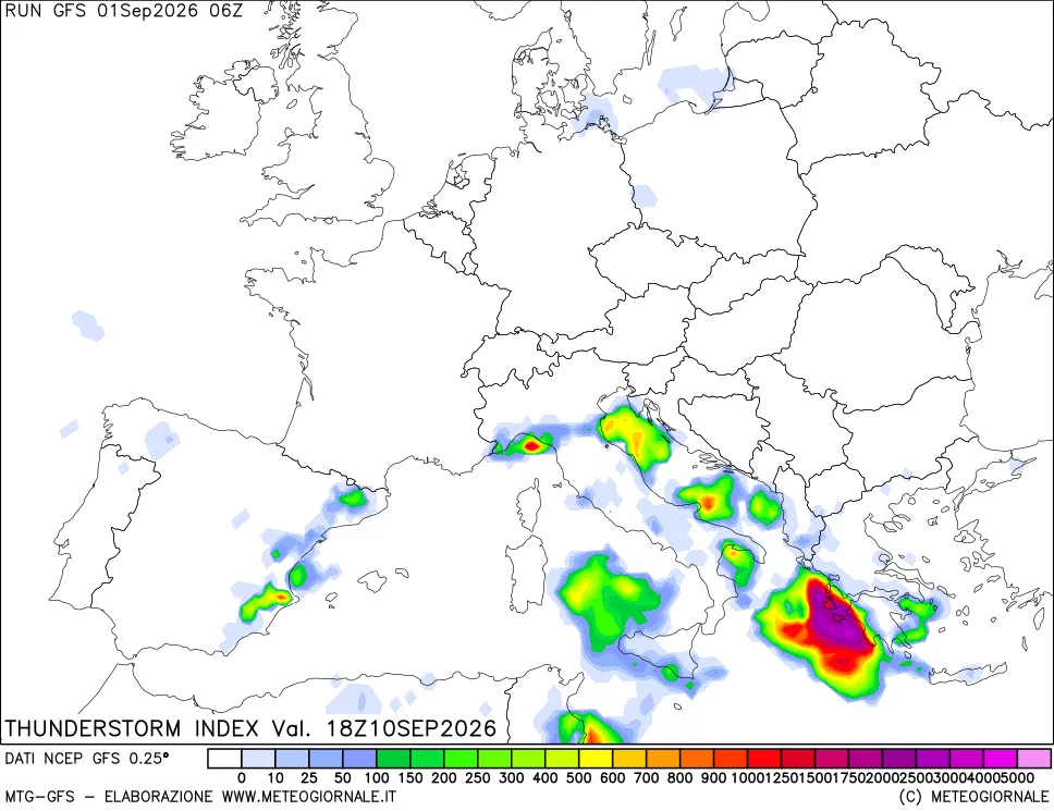 mappa Indice Temporali (TSI)
