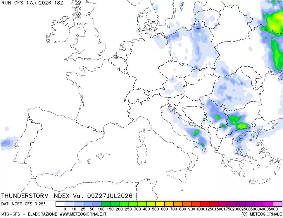 mappa Indice Temporali (TSI)