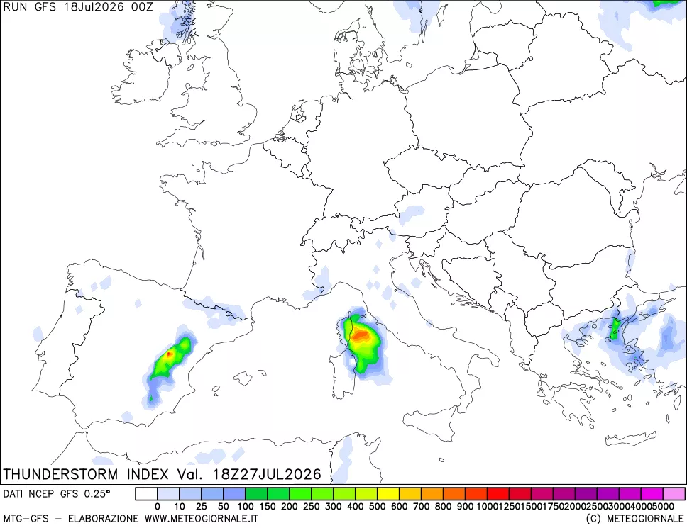 mappa Indice Temporali (TSI)