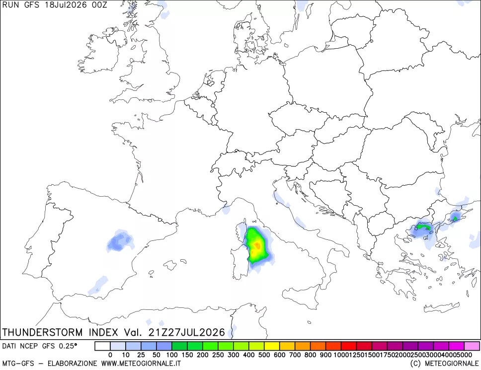 mappa Indice Temporali (TSI)
