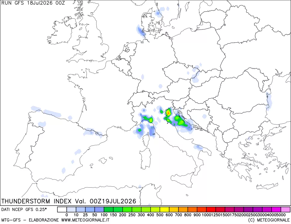mappa Indice Temporali (TSI)