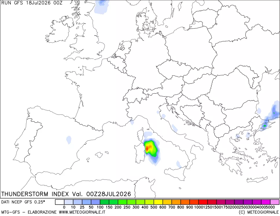 mappa Indice Temporali (TSI)
