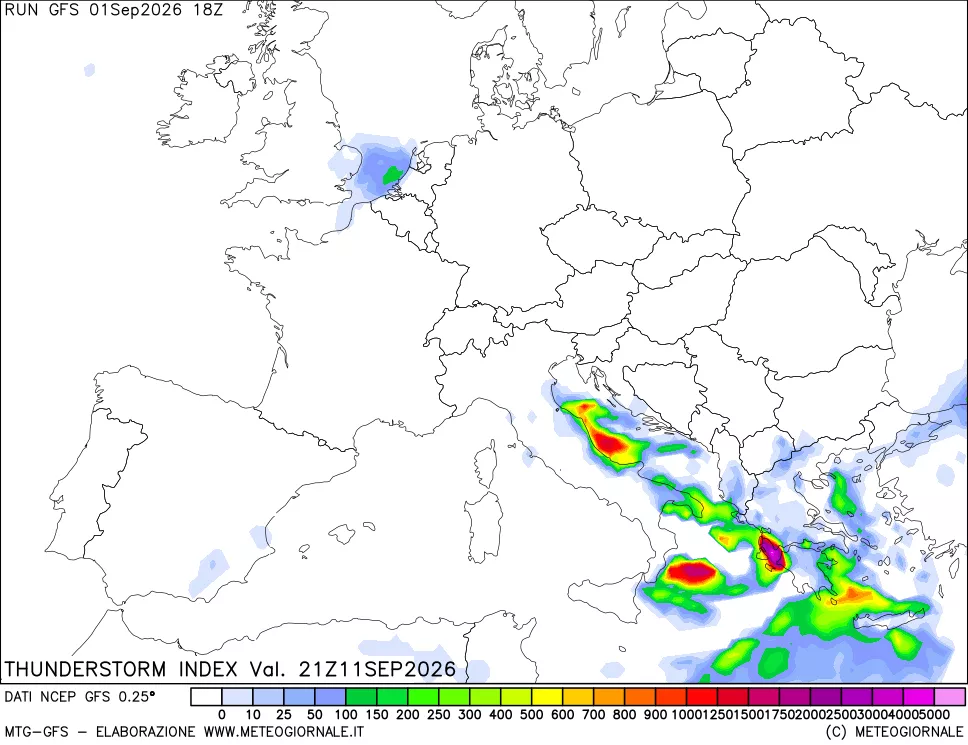 mappa Indice Temporali (TSI)