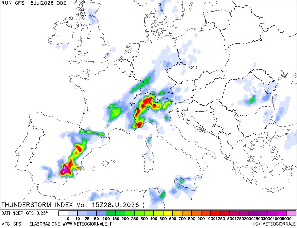 mappa Indice Temporali (TSI)