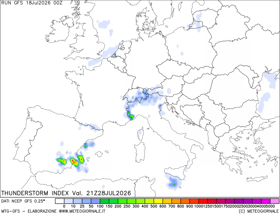 mappa Indice Temporali (TSI)