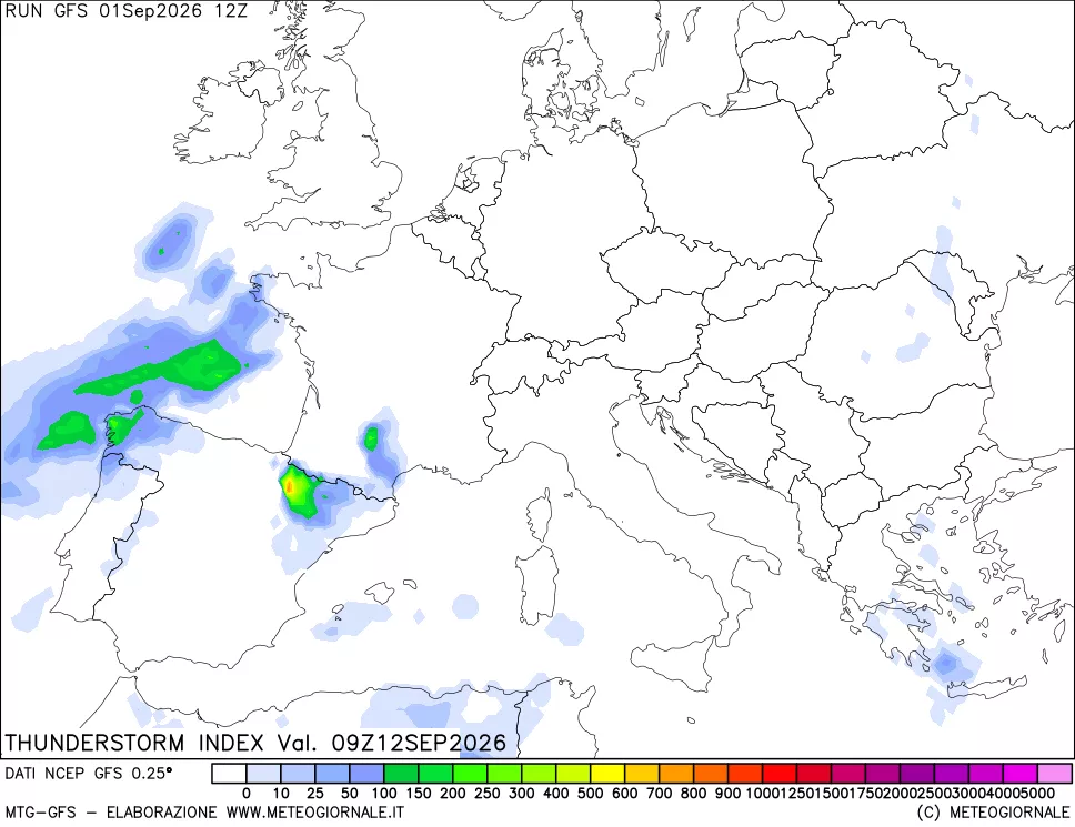 mappa Indice Temporali (TSI)