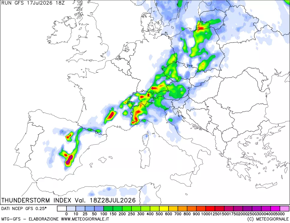 mappa Indice Temporali (TSI)