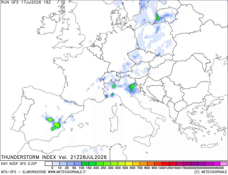 mappa Indice Temporali (TSI)