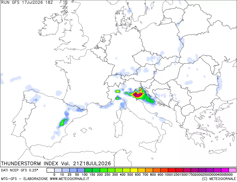 mappa Indice Temporali (TSI)