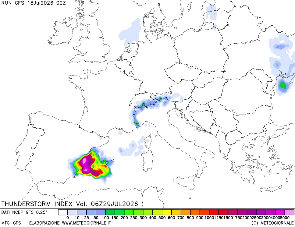 mappa Indice Temporali (TSI)