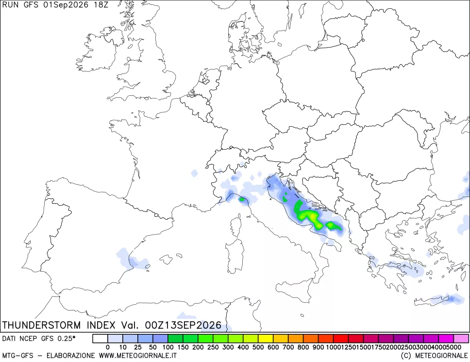 mappa Indice Temporali (TSI)