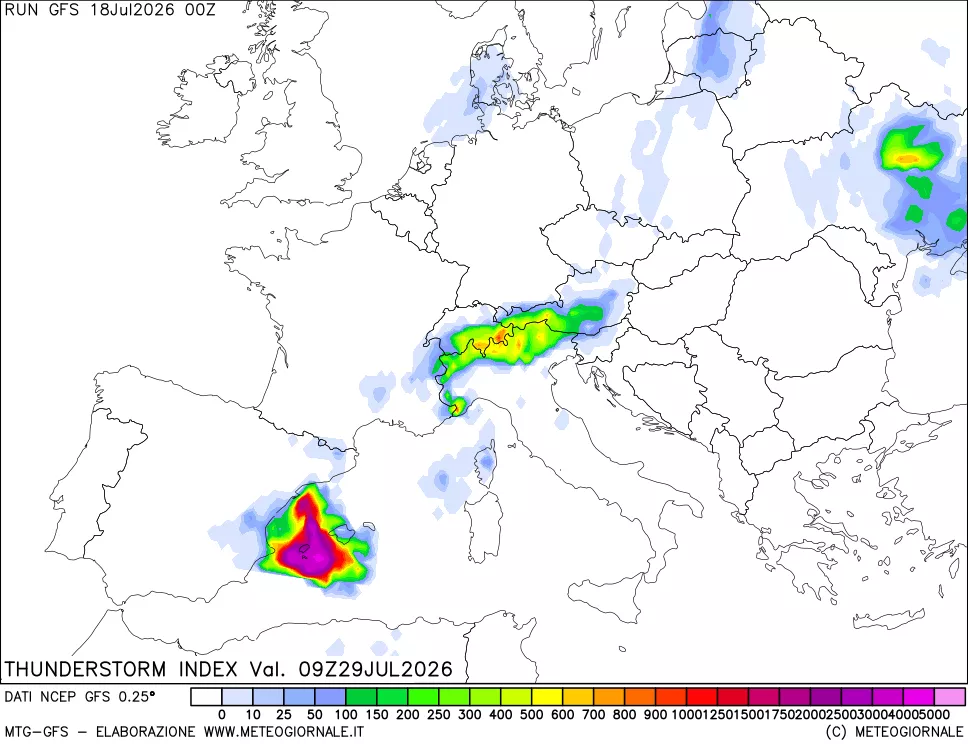 mappa Indice Temporali (TSI)
