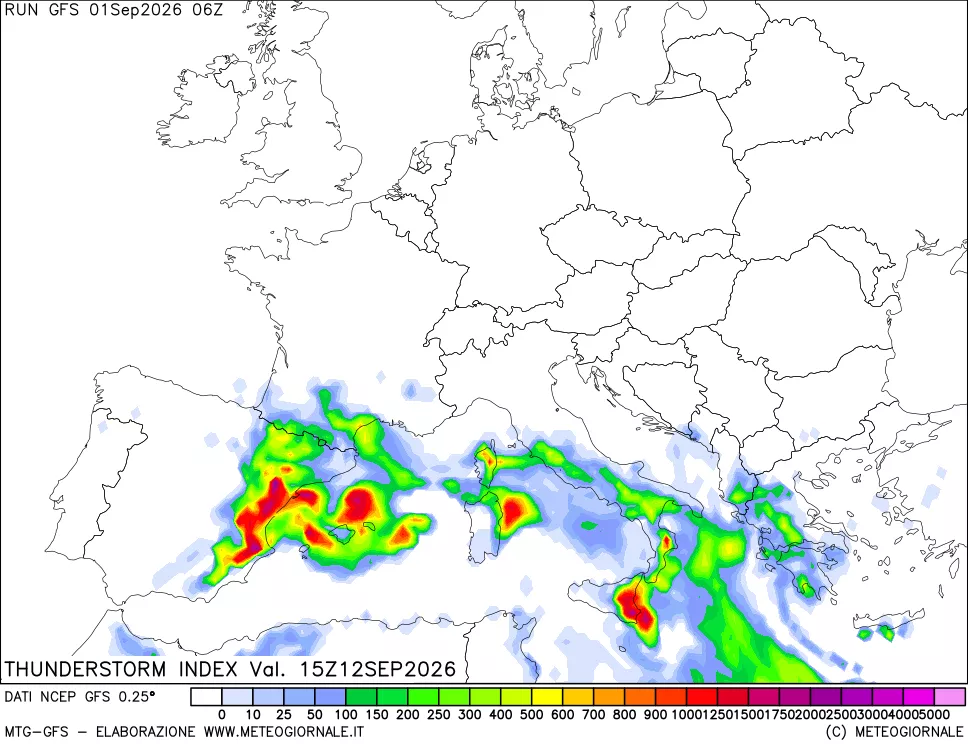 mappa Indice Temporali (TSI)