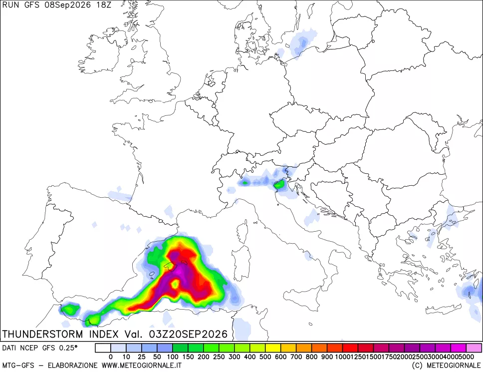 mappa Indice Temporali (TSI)