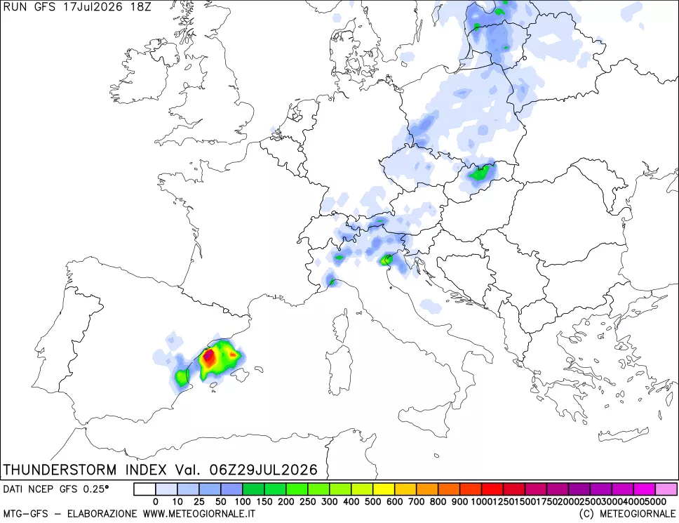 mappa Indice Temporali (TSI)