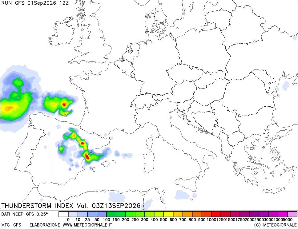 mappa Indice Temporali (TSI)