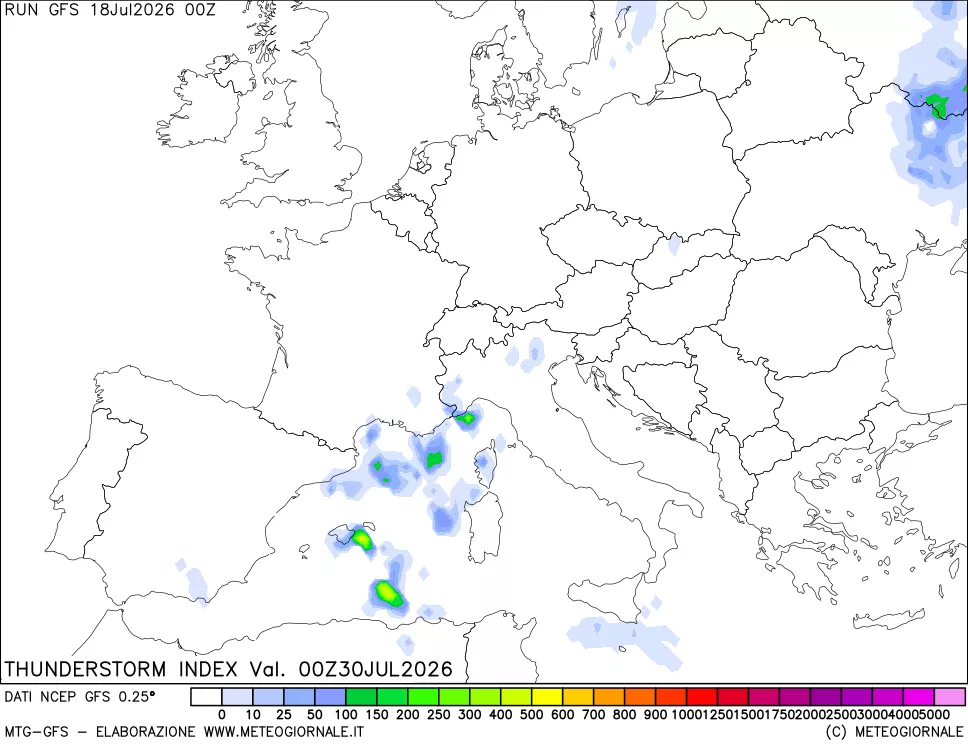 mappa Indice Temporali (TSI)