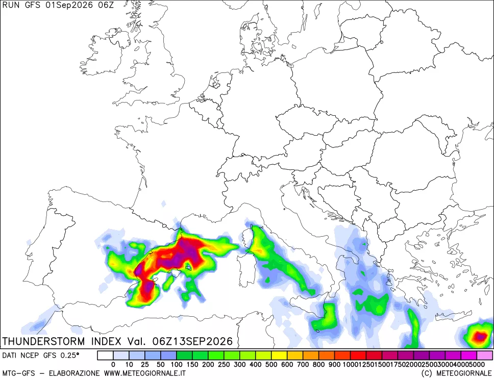 mappa Indice Temporali (TSI)