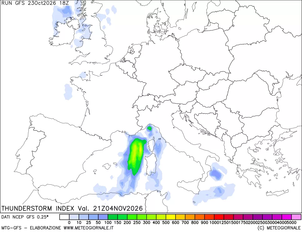 mappa Indice Temporali (TSI)