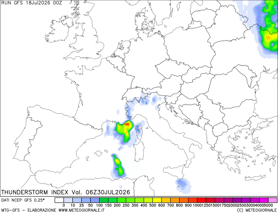 mappa Indice Temporali (TSI)