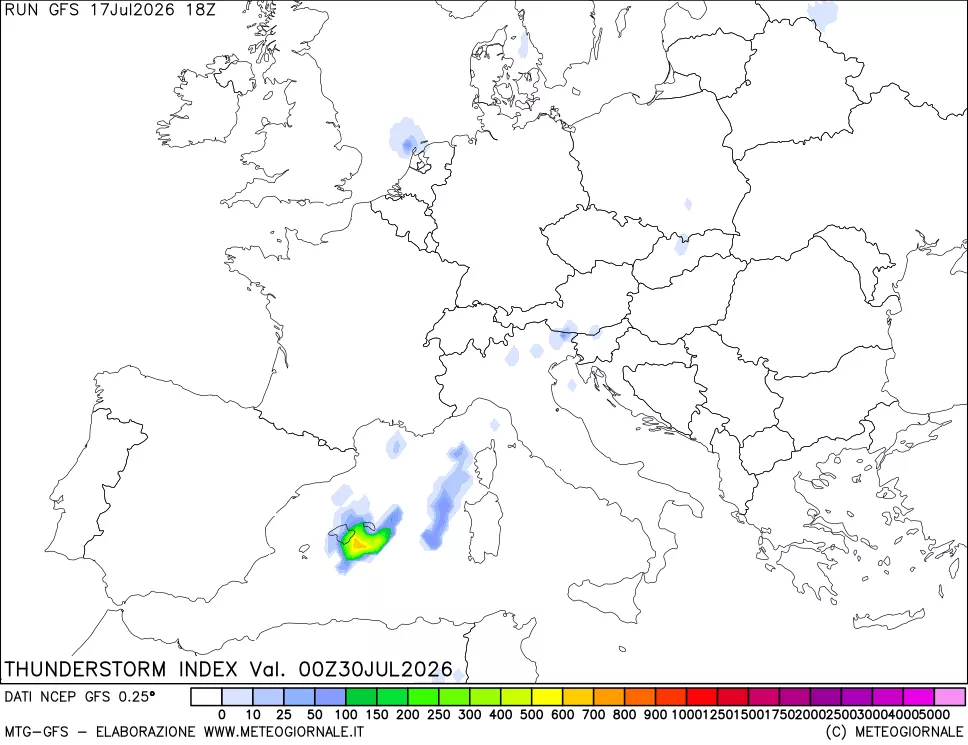 mappa Indice Temporali (TSI)