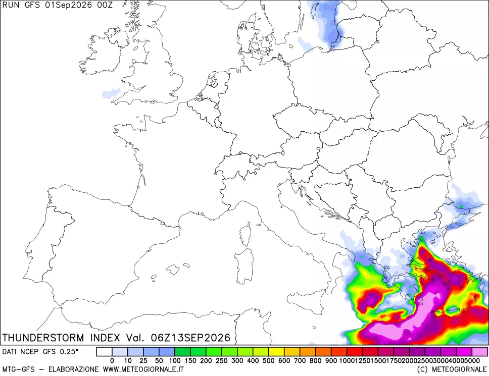 mappa Indice Temporali (TSI)