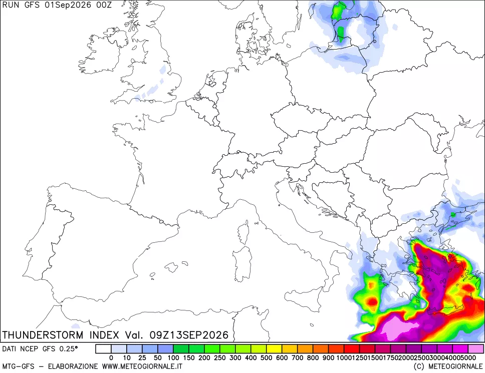 mappa Indice Temporali (TSI)