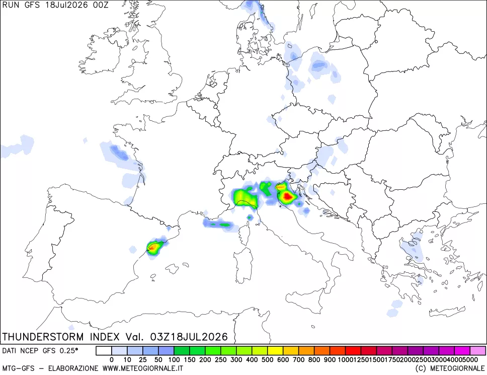 mappa Indice Temporali (TSI)