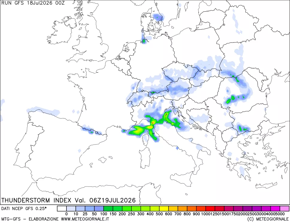 mappa Indice Temporali (TSI)