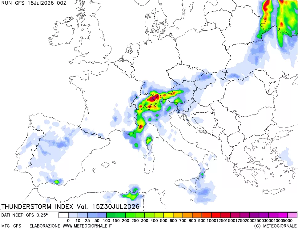 mappa Indice Temporali (TSI)