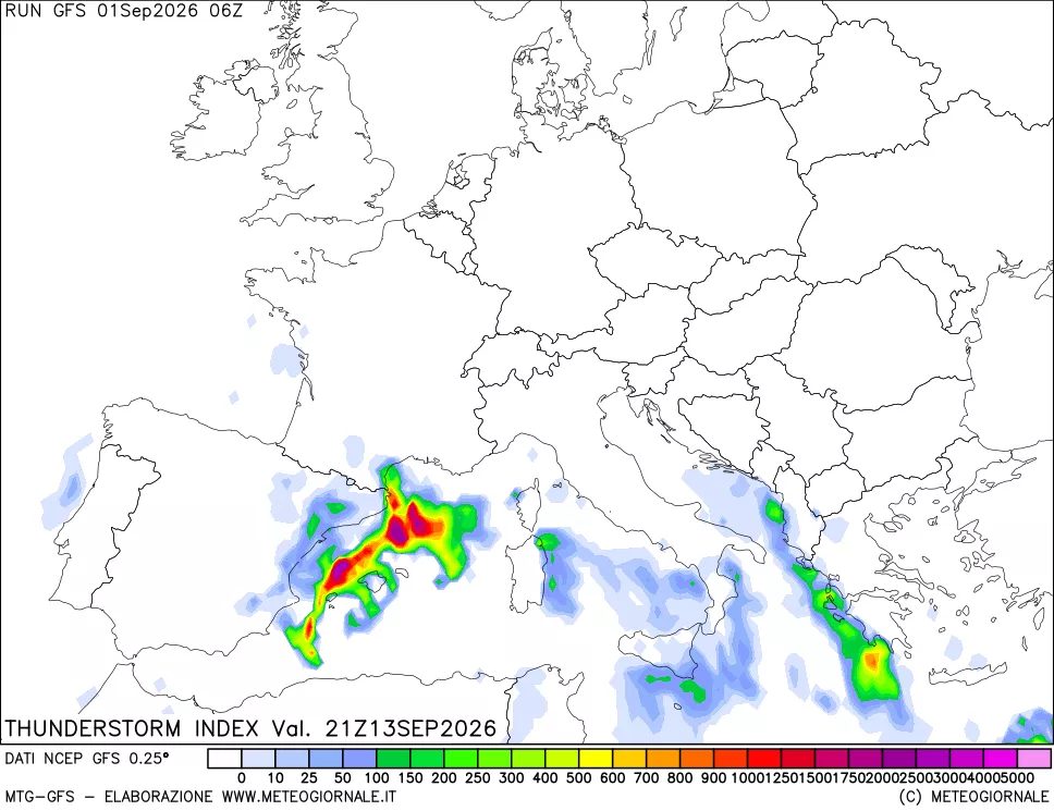 mappa Indice Temporali (TSI)