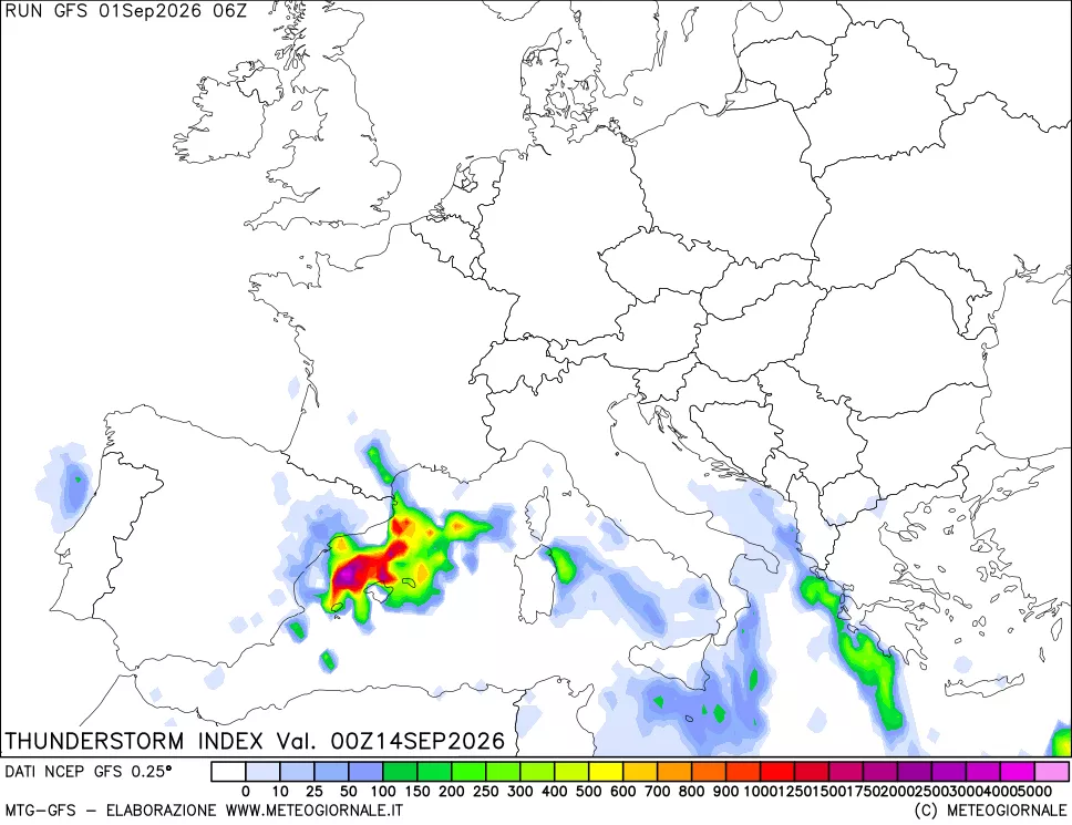 mappa Indice Temporali (TSI)