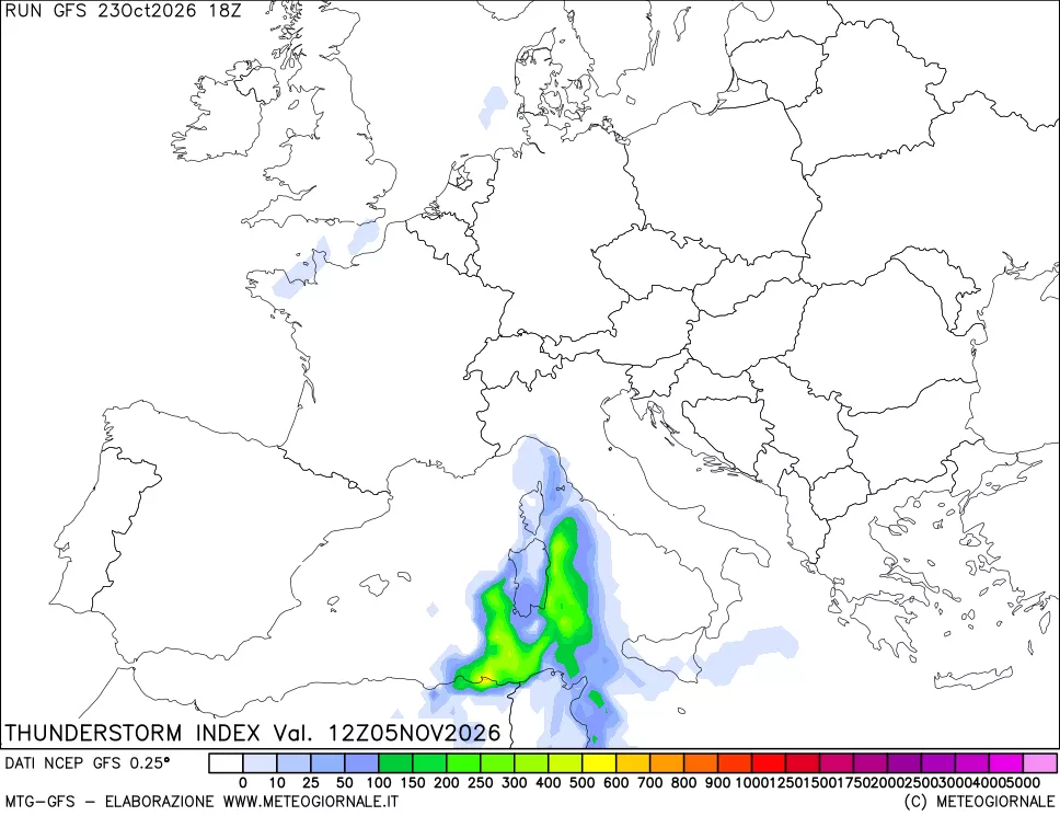 mappa Indice Temporali (TSI)