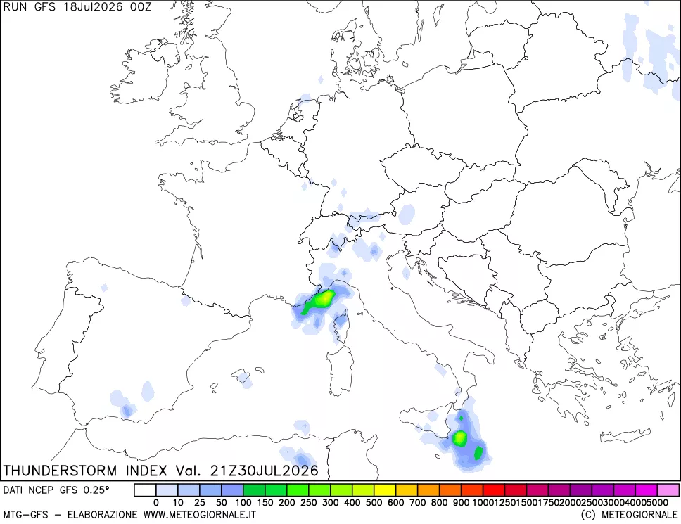 mappa Indice Temporali (TSI)