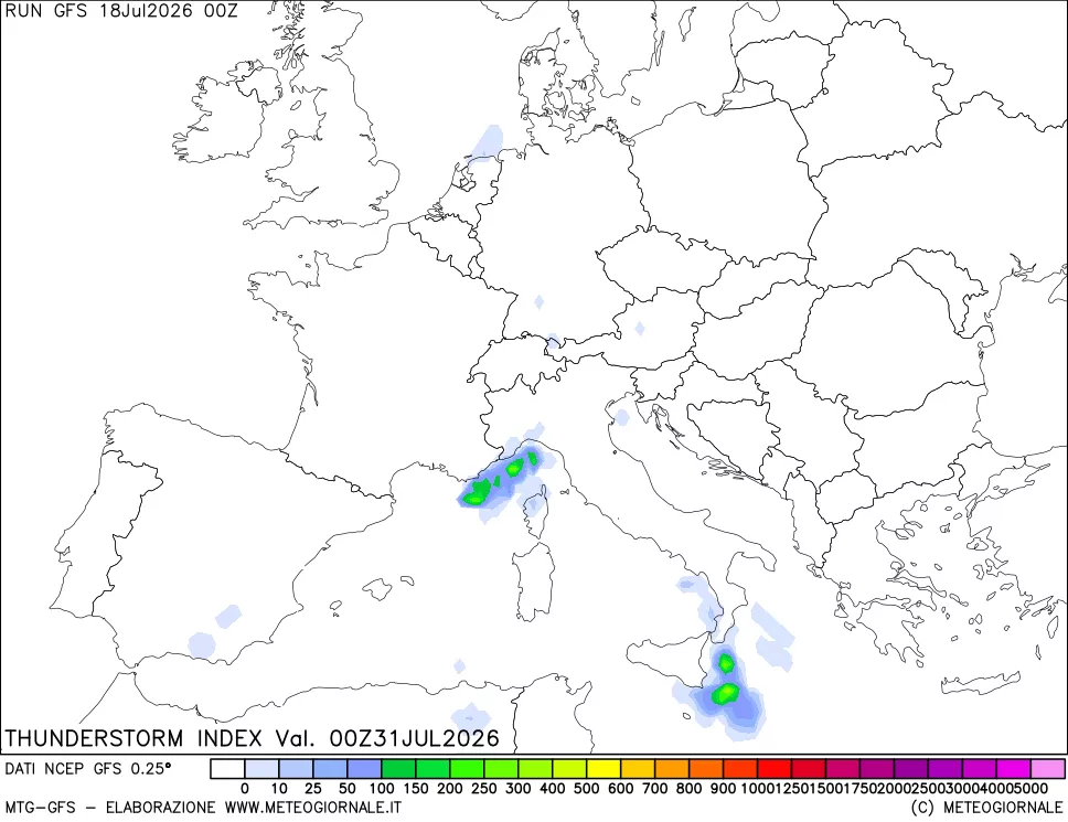 mappa Indice Temporali (TSI)