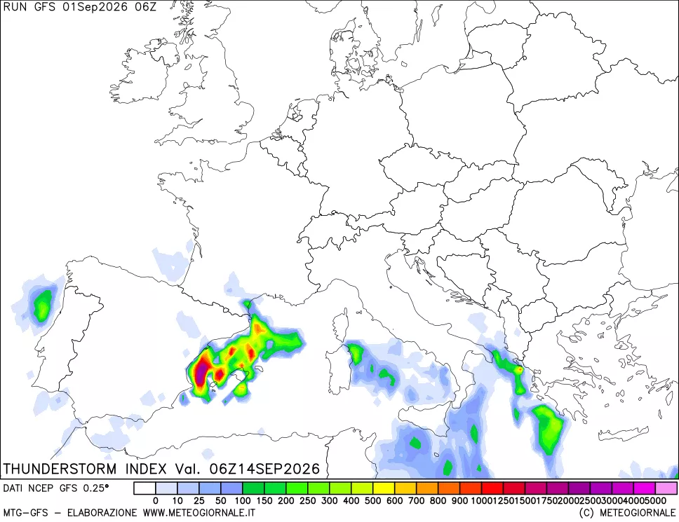 mappa Indice Temporali (TSI)