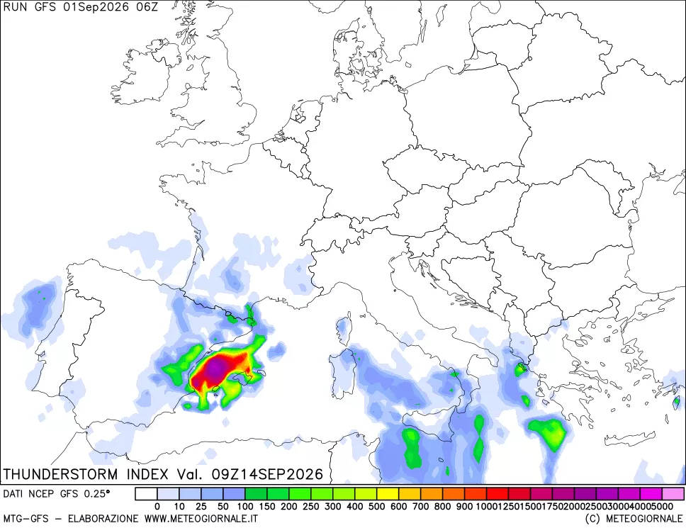 mappa Indice Temporali (TSI)