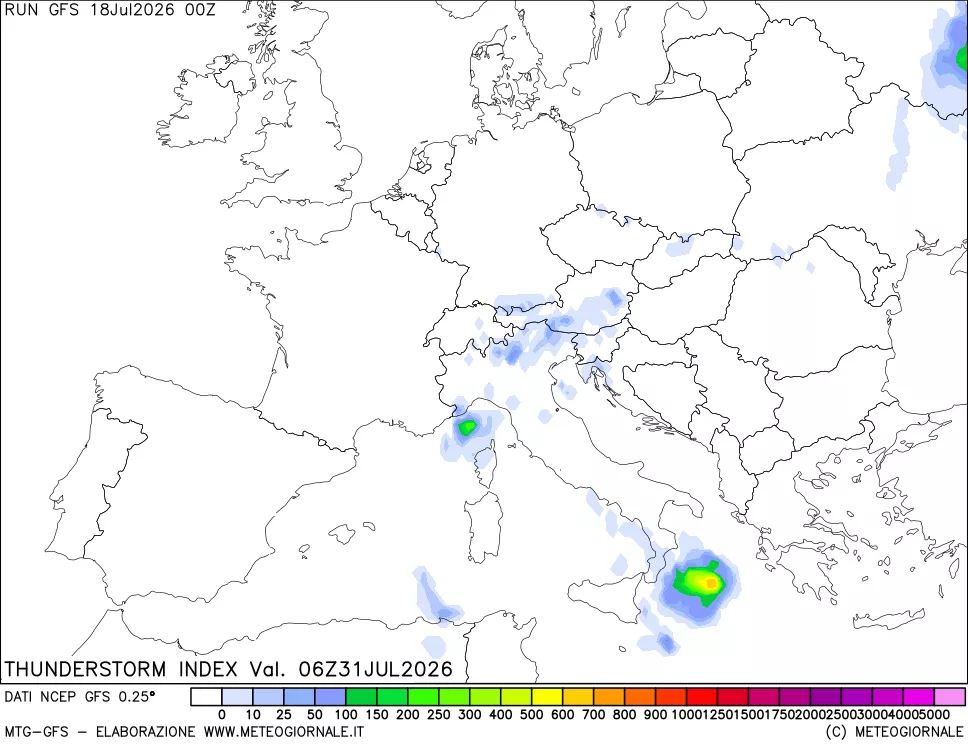 mappa Indice Temporali (TSI)