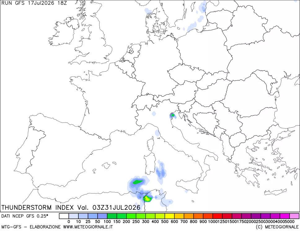 mappa Indice Temporali (TSI)
