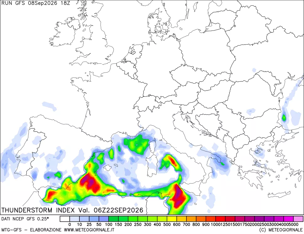 mappa Indice Temporali (TSI)