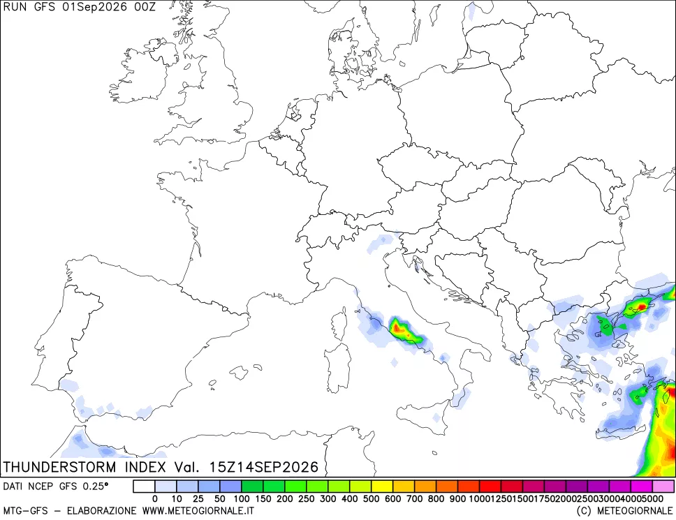 mappa Indice Temporali (TSI)