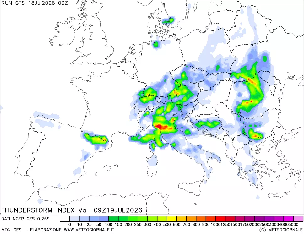 mappa Indice Temporali (TSI)