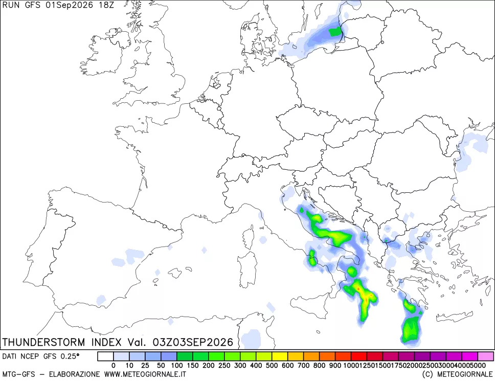 mappa Indice Temporali (TSI)