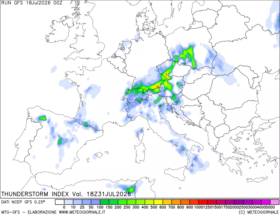 mappa Indice Temporali (TSI)