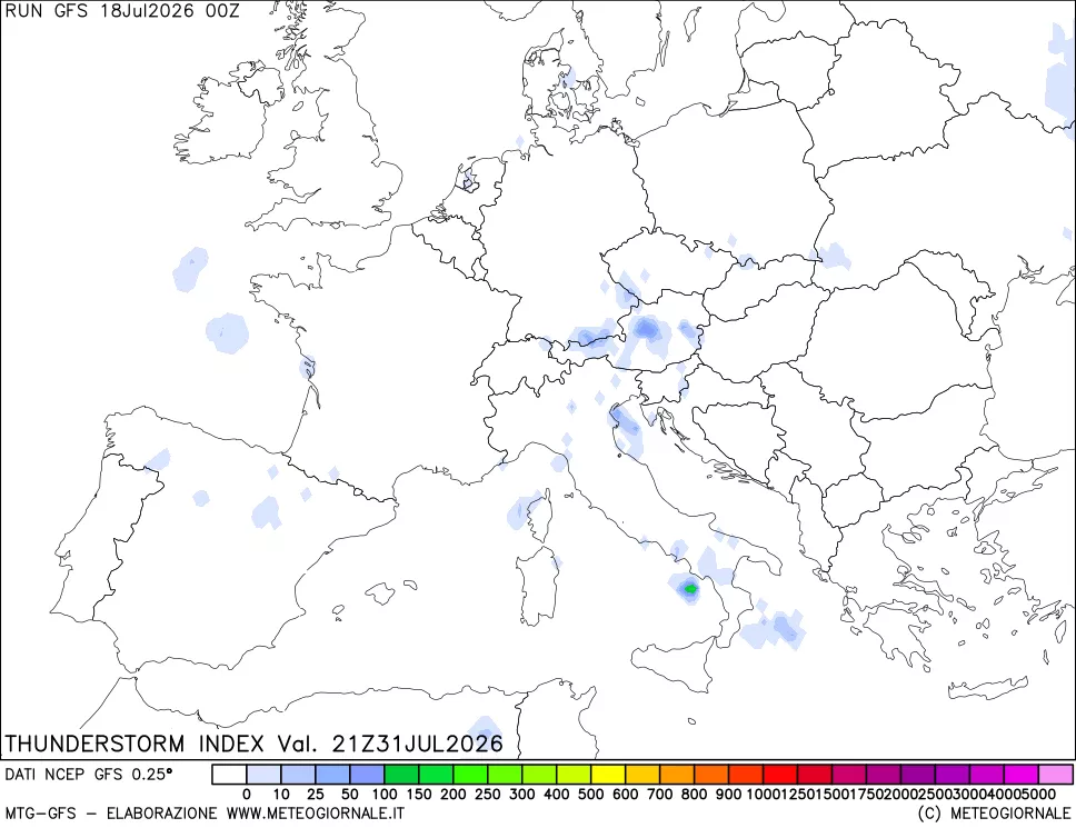 mappa Indice Temporali (TSI)