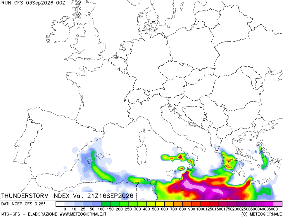 mappa Indice Temporali (TSI)